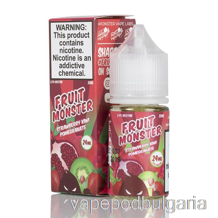 Vape 10000 Дръпки ягода киви нар - плод чудовищни ​​соли - 30ml 24mg